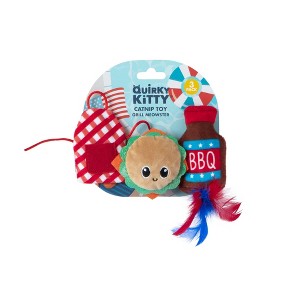 Quirky Kitty Grill Meowster Cat Plush Toy - 1 of 4