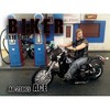 Bikers 4 piece Figurine Set for 1/18 Scale Models by American Diorama - 2 of 4