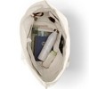 Lands' End Zip Top Long Handle Canvas Tote Bag - 2 of 4