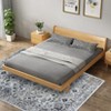 Machine Washable Vintage Floral Printed Area Rug Low Pile Stain Resistant Non Slip Non Shedding Pet Friendly Floor Mat - 4 of 4