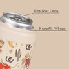 HydroJug Can Cooler - 2-in-1 Insulated Can Cooler Cup 12oz - Stainless Steel, Non-Slip Rubber Base, Screw-Top Lid - 3 of 4