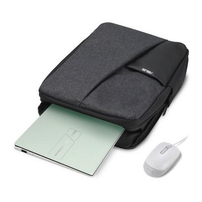 ASUS Vivobook 14" FHD Laptop Intel Core 5 120U 8GB RAM 512GB SSD Vanilla Basil with Wired Optical White Mouse + Black Backpack