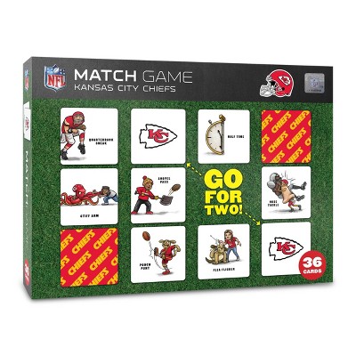 NFL Kansas City Chiefs Memory Match Game