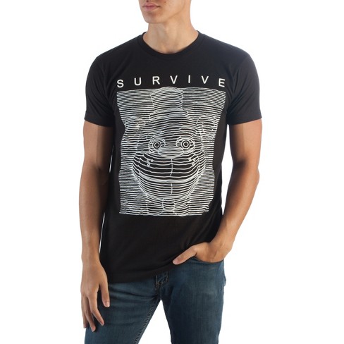 Five Nights Black And White Survive Shirt, Sketch White High