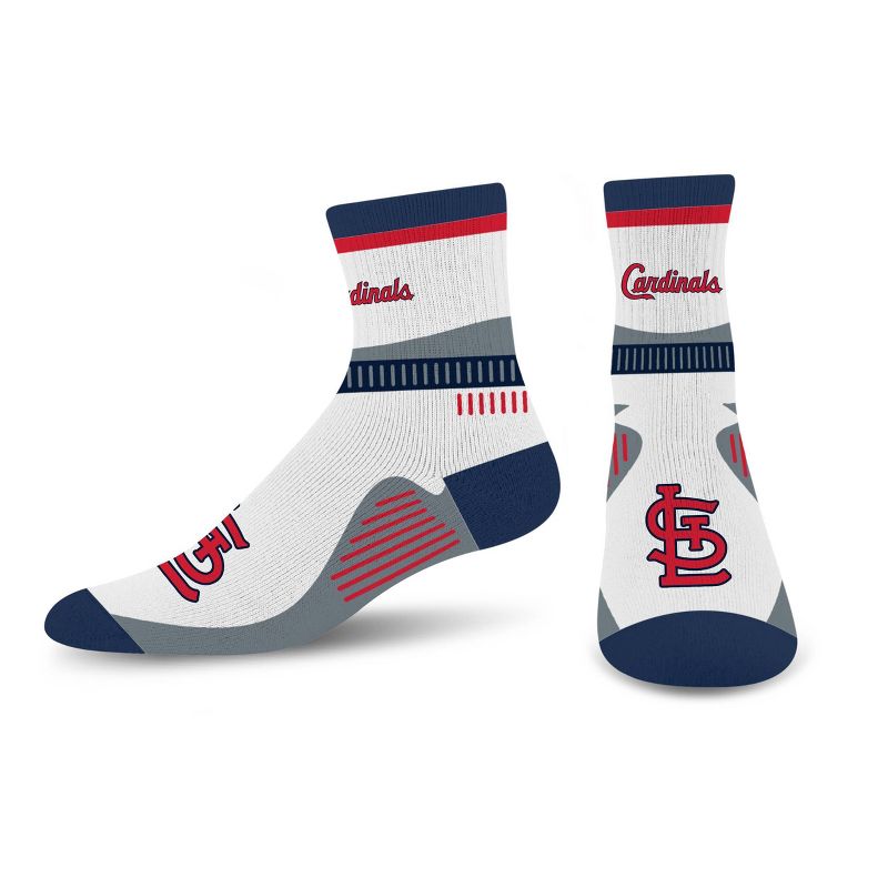 MLB St. Louis Cardinals Large Quarter Socks, 1 of 4