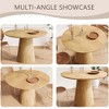 PAGED Rectangle Dining Table Modern Kitchen Table with MDF Tabletop and Metal Legs, 47.2" Living Room Table for 4/6 Person - 2 of 4