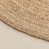 Maxax Natural Jute Oval Rugs, Hand Woven Jute Area Rug for Halloween Christmas Living Room Home Entryway Decor Rustic Farmhouse - 3 of 4