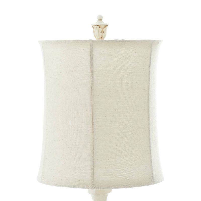 Polystone Buffet Lamp with Drum Shade White - Olivia &#38; May, 6 of 10