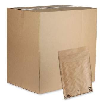 Pregis EverTec Curbside Recyclable Padded Mailer, #0, Kraft Paper, Self-Adhesive Closure, 7 x 9, Brown, 300/Carton