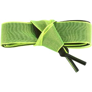 Elerevyo Women's Satin Ribbon Double Layered Flat Snow Yarn Shoe Laces 1 Pair - 1 of 4
