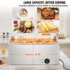 VEVOR Commercial Food Warmer 19QT Bain Marie 1200W Electric Buffet Warmer Steam Table Food Warmer Countertop Stainless Steel Food Warmer - 3 of 4