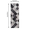 Machine Washable Area Rug With Non-Slip Backing Stain Resistant Easy Cleaning Indoor Carpet For Living Room Bed Dining Room Playroom Office - 3 of 4