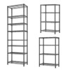 Karl Home 8 Tier Heavy Duty Adjustable Metal Traneka 70.87inch H Wire Shelving Unit With Wheels 1344 LBS NSF - 4 of 4
