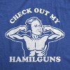 Check Out My Hamilguns Mens Fitness Tank Funny Alexander Hamilton 4th Of July Fitness Novelty Shirt - Crazy Dog Men's Tank Top - 2 of 4