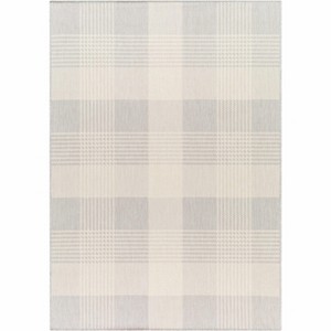 Hauteloom Aubin Ivory Plaid Area Rug - 1 of 4