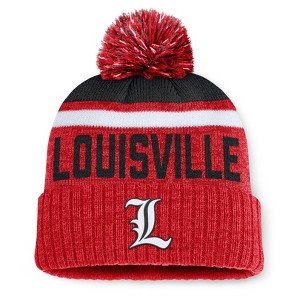 NCAA Louisville Cardinals Humid Knit Cuffed Pom Beanie: Midweight Acrylic, One Size - 1 of 3