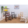 Gift Mark Slat Rocking Chair - White - 3 of 3