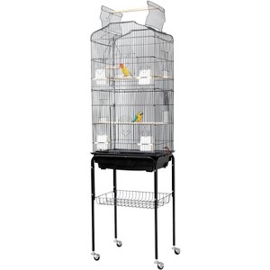 Clearance, Clearance Sale! Bird Cages, Wheel Stands & Top Play Areas, Parrot Cages with Pull-Out Trays, for Small/Medium/Large Birds & Parrots - 1 of 4