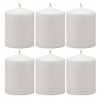 6pk Pillar Candles White - Stonebriar Collection - image 2 of 4