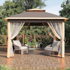 GustoWave Outdoor 11x11 Ft Pop Up Gazebo Canopy Tent for Patio, Garden - 1 of 4
