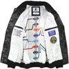 STARTER Mens Carolina Panthers Varsity Jacket, Black, X-Large - 3 of 4