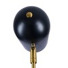 Small Modern Desk Lamp – Gold & White, 110–120V Plug-In Bedside Light - 2 of 4