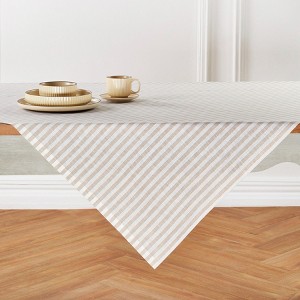 Solino Home Stripe Table Throw, 52 x 52 Inches | Amalfi - 1 of 4