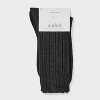 Women's Scalloped Edge Textured Ribbed Super Soft Crew Boot Socks - Auden™ 4-10 - 2 of 3