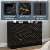 Resenkos Modern 8 Drawer Double Dresser for Bedroom, Wooden Bedroom Furniture Chest of Drawers, Black - 4 of 4