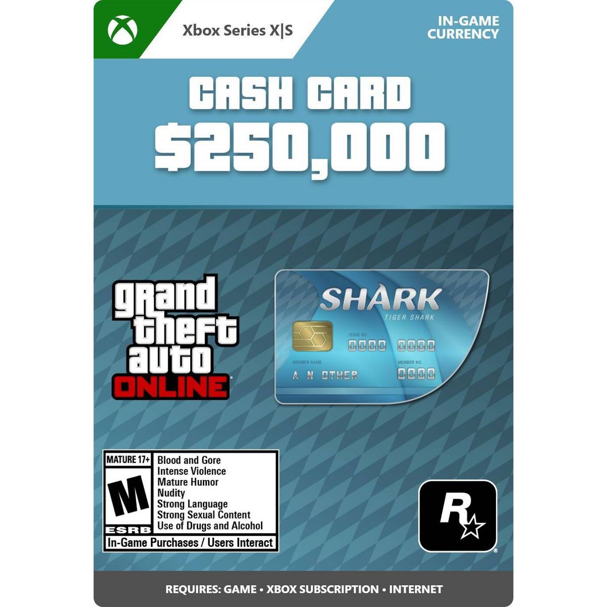 GTA Online: Tiger Shark Cash Card - Xbox Series X|S (Digital)