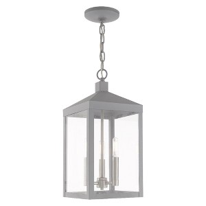 Livex Lighting Nyack 3 - Light Pendant in  Nordic Gray - 1 of 2