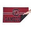 Evergreen NCAA South Carolina Gamecocks Embossed Mat Cross Hatch Indoor and Outdoor Doormat - 4 of 4
