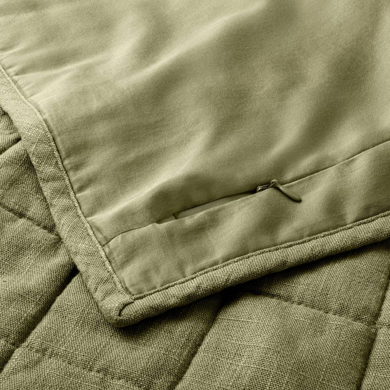 Heavyweight Linen Blend Quilt Pillow Sham - Casaluna™, 5 of 9