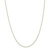Black Bow Jewelry 0.9mm 10k Yellow Gold Solid Cable Chain Necklace - 3 of 4
