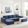 NicBex Modular U Shape Sectional Couch Chenille Upholstered Sofa with Square Arm for Living Room and Apartment - 3 of 4