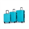 BEAFUP 3 Piece Luggage Sets ABS Lightweight Suitcase with Two Hooks, Spinner Wheels, TSA Lock, (20/24/28) - 2 of 4