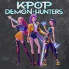 Juniors KPop Demon Hunters Girls Group Shot Logo Cropped T-Shirt - 2 of 4