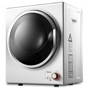 Costway Electric Tumble Compact Cloth Dryer Stainless Steel Wall Mounted 1.5 cu .ft. - 1 of 4