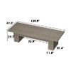 FUFU&GAGA Large - sized Contemporary Dining Table: Sturdy Build and Ample Space Meeting table - 3 of 4