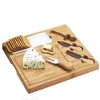 Picnic at Ascot Personalized Engraved Premium Bamboo Charcuterie Board with Cheese knives & Ceramic Dish - image 3 of 4