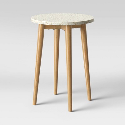 Arina Terrazo End Table White - Opalhouse™