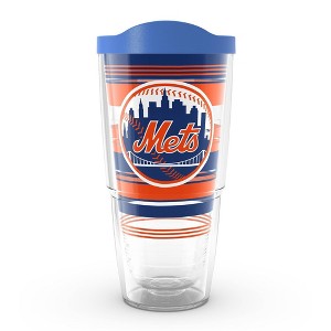 MLB New York Mets 24oz Hype Stripes Classic Tumbler - 1 of 4