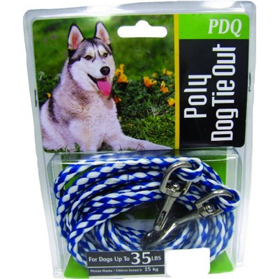 Guardian Gear Boss Pet Q2415 000 99 15' Medium Dog Pdq Rope Tie-Out