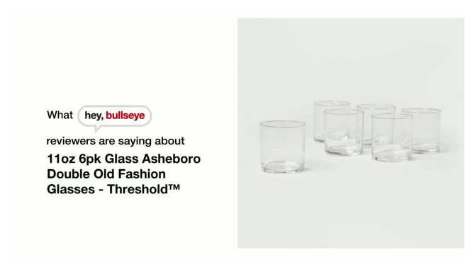 Glass Asheboro Glasses - Threshold™, 2 of 8, play video