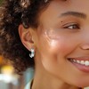 Ross-Simons Turquoise and 3-3.5mm Cultured Pearl Hoop Earrings in Sterling Silver - 2 of 3