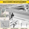 GustoWave 24'' Chafing Dishes for Buffet 2 or 4 Packs, 8 QT Stainless Steel Chafer, Rectangle Servers and Warmers Set - 4 of 4