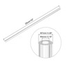 Unique Bargains Lamp and Lantern Water Cooling System Acrylic Rigid Round Pipe Clear 10" - 2 of 4
