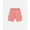 Deux par Deux Boy French Terry Short Dark Old Rose - 3 of 4