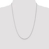 Black Bow Jewelry 1mm Sterling Silver Solid Round Snake Chain Necklace - 2 of 4