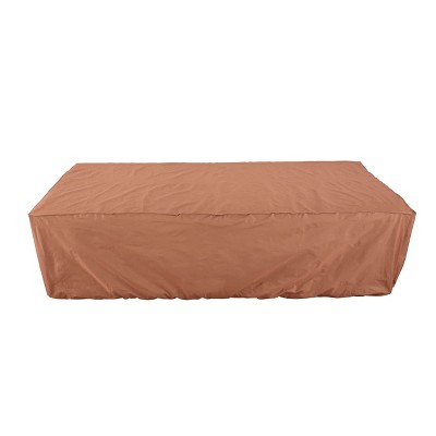 Hoan BBQ Rectangle Table Cover, 114x70x36 in, Taupe